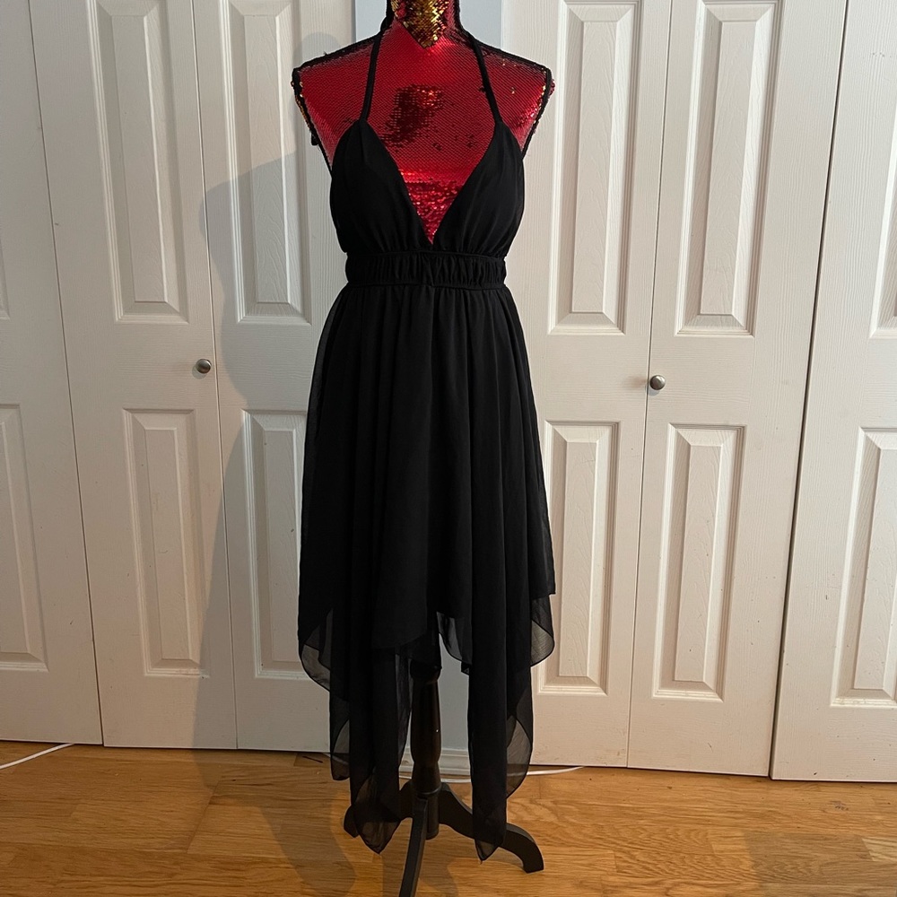 Black flowy dress